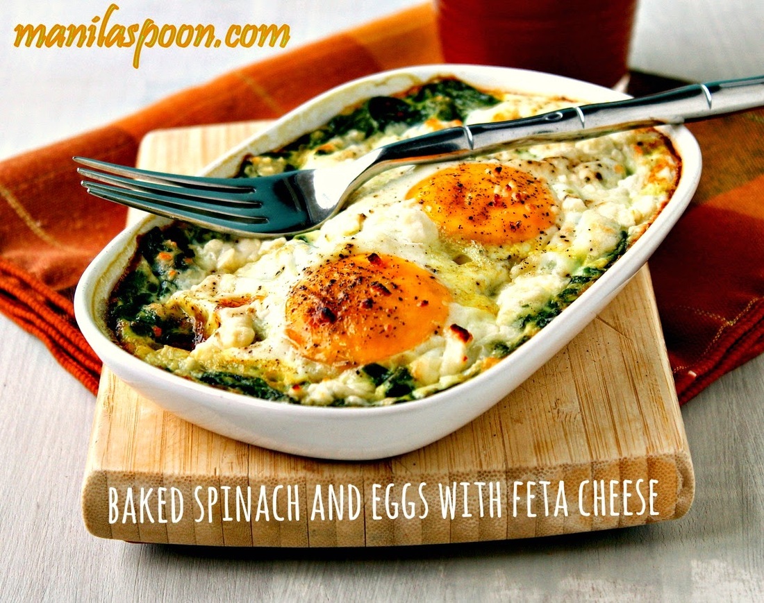 Baked Spinach and Eggs Manila style | 10 Awesome Egg Recipes