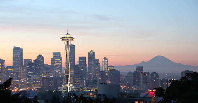 Seattle Skyline via Wikimedia Commons