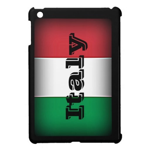 Dark Edge Italy Flag iPad Mini Cover