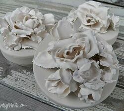 DIY Faux Porcelain Flowers